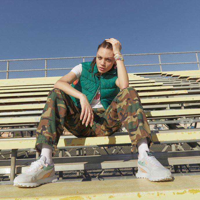 Baskets Puma Canada Rider Fv Blanc-lavande Fog
