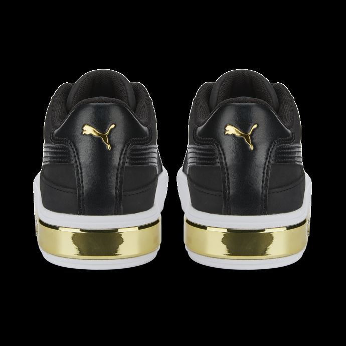 Puma Canada Baskets Glam Cali Star Noir-blanc-team Gold Pour Femme

