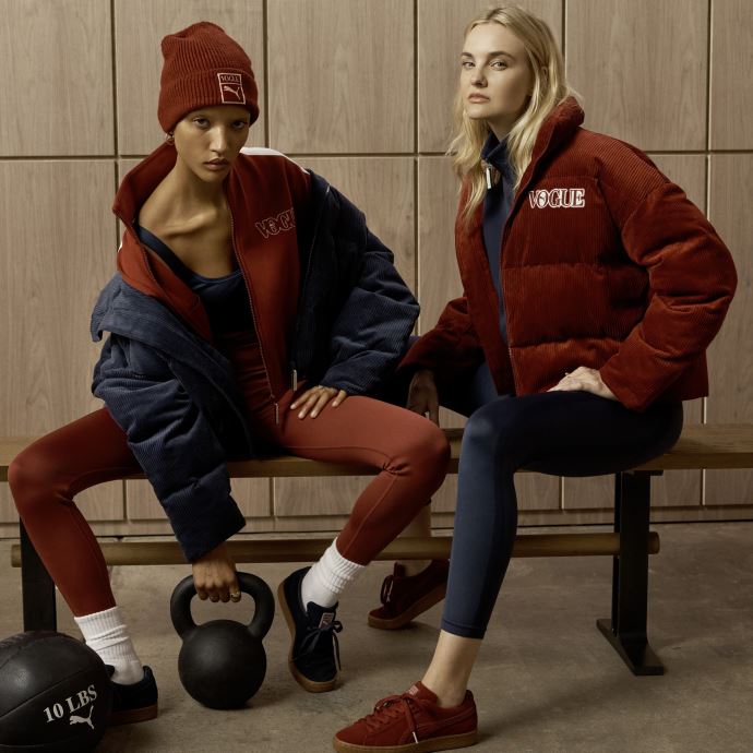 Puma Canada X Vogue Baskets Classiques En Daim Femme Rouge Intense-rouge Intense
