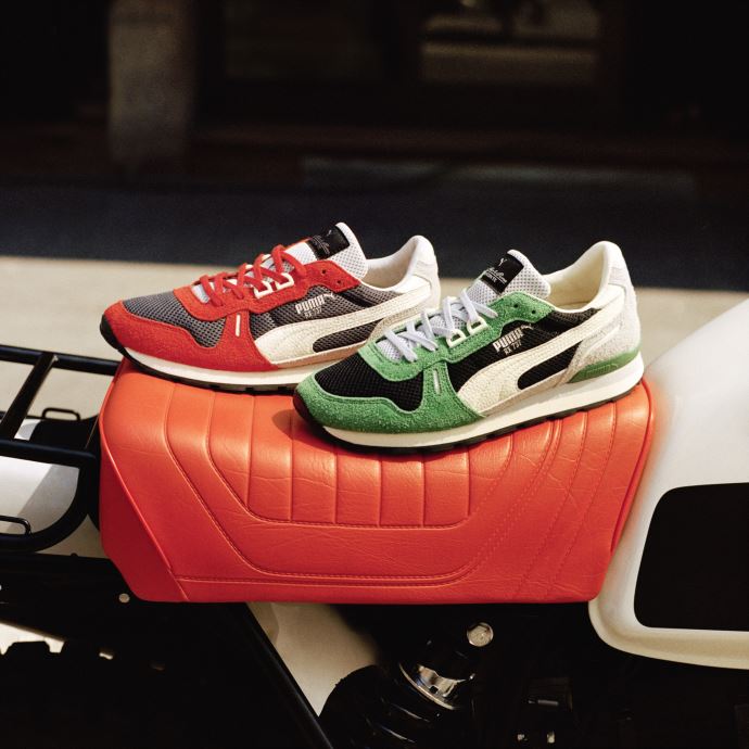 Puma Canada X A.c. Baskets Milan Rx 737 Amazon Vert-pristine
