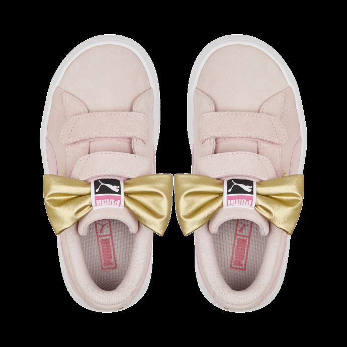 Baskets Enfant Classic Light Flex Bow V Suède Blanc Fleur D'amandier Puma Canada
