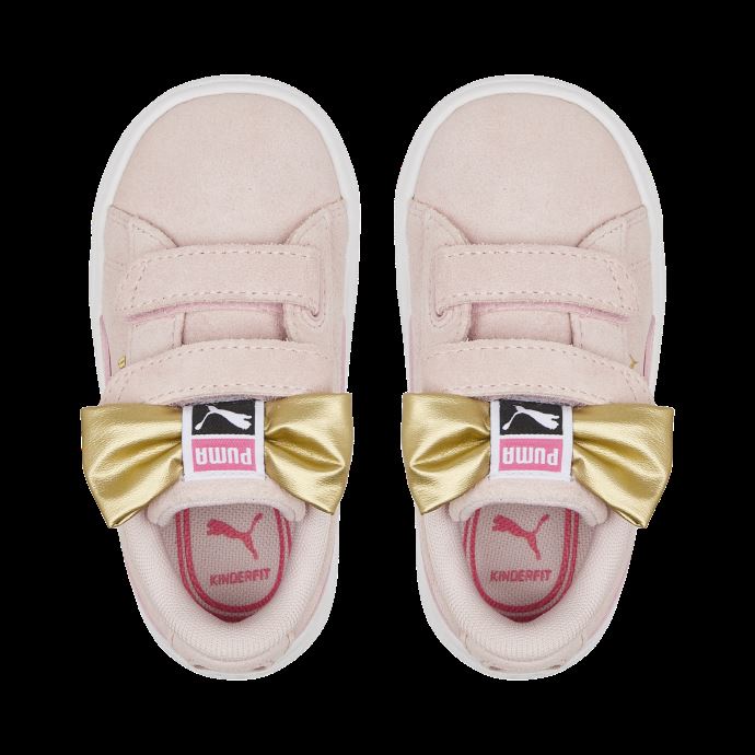 Chaussures En Daim Classic Light Flex Bow V Enfant En Bas âge Fleur D'amandier-blanc Puma Canada
