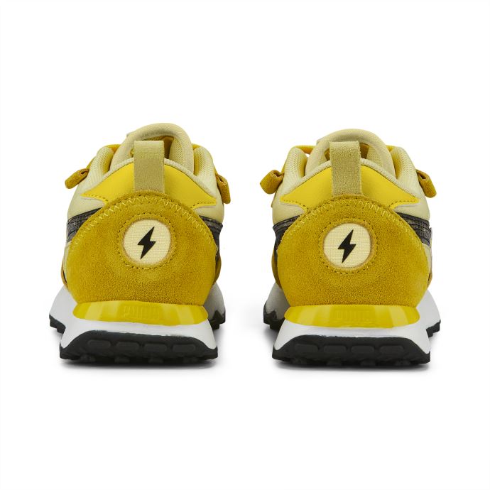 Puma Canada X Pokémon Rider Fv Pikachu Chaussures Pour Petits Enfants Blanc-jaune Empire
