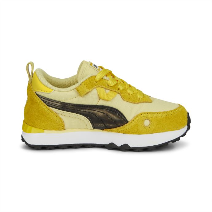 Puma Canada X Pokémon Rider Fv Pikachu Chaussures Pour Petits Enfants Blanc-jaune Empire
