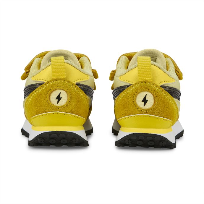 Puma Canada X Pokémon Rider Fv Pikachu Chaussures Pour Tout-petits Blanc-jaune Empire
