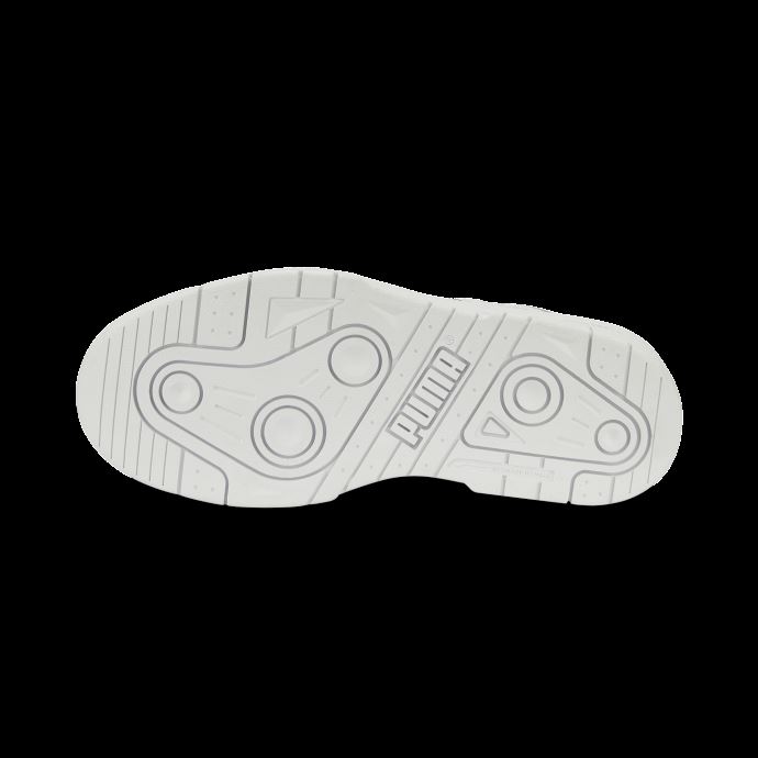 Puma Canada Blanc-blanc Baskets En Cuir Slipstream Grands Enfants
