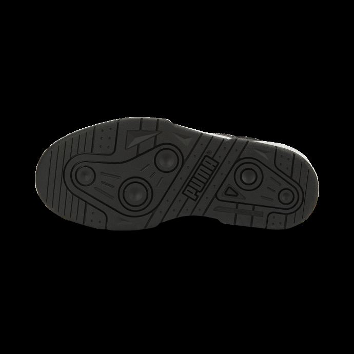 Baskets En Cuir Slipstream Grands Enfants Puma Canada Noir-blanc
