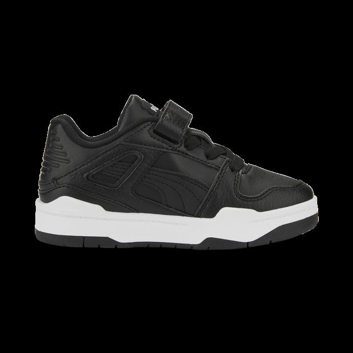 Puma Canada Baskets Slipstream Cuir Fermeture Alternative Noir-blanc Enfant

