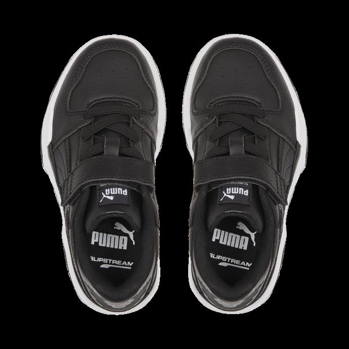 Puma Canada Baskets Slipstream Cuir Fermeture Alternative Noir-blanc Enfant

