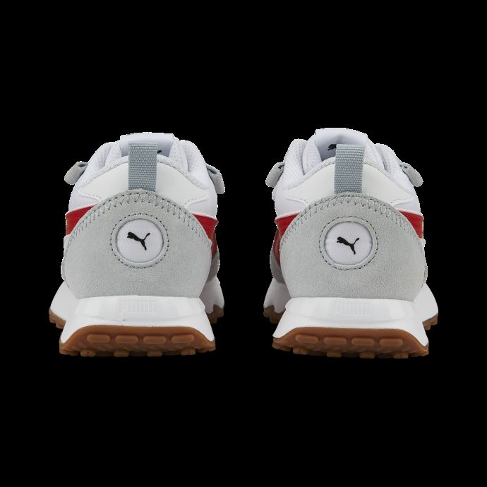Puma Canada Baskets Rider Fv Essentials Blanc-platine Gris Enfant
