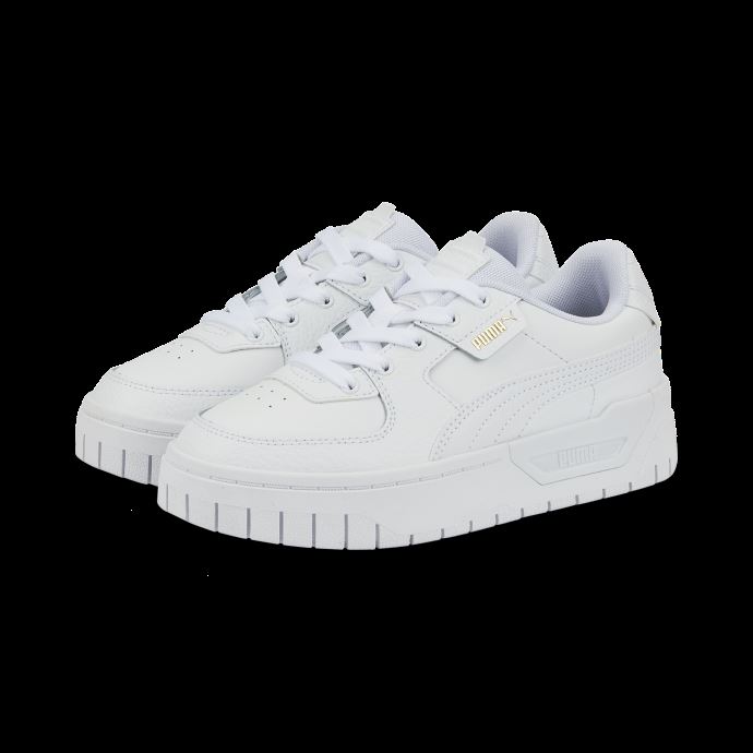 Puma Canada Blanc Cali Dream Baskets En Cuir Jeunesse