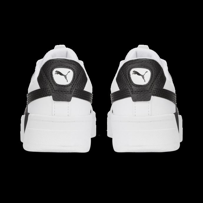 Baskets En Cuir Cali Dream Grand Enfant Blanc-noir-blanc Puma Canada

