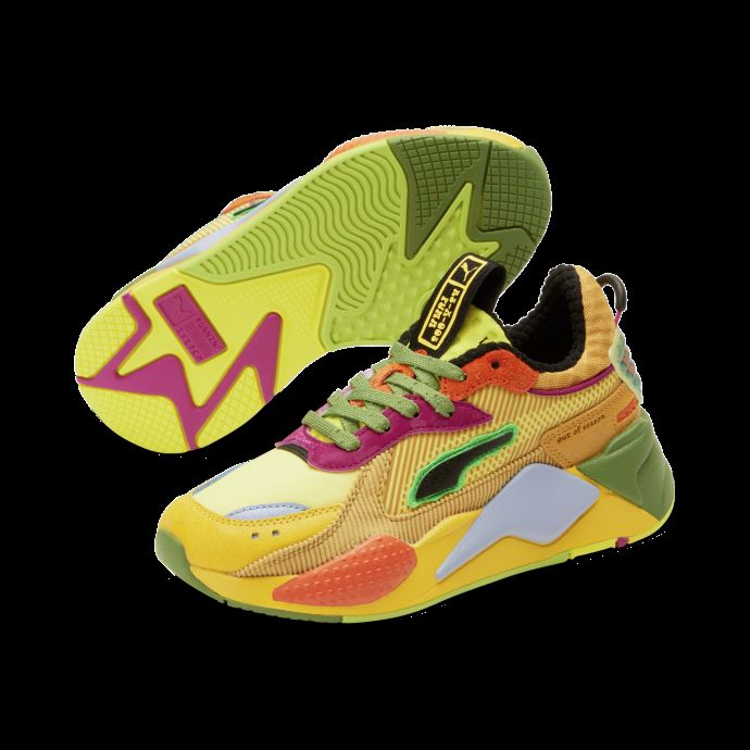 Chélidoine-miel Moutarde-fuchsia Puma Canada Rs-x Baskets Grands Enfants Hors Saison