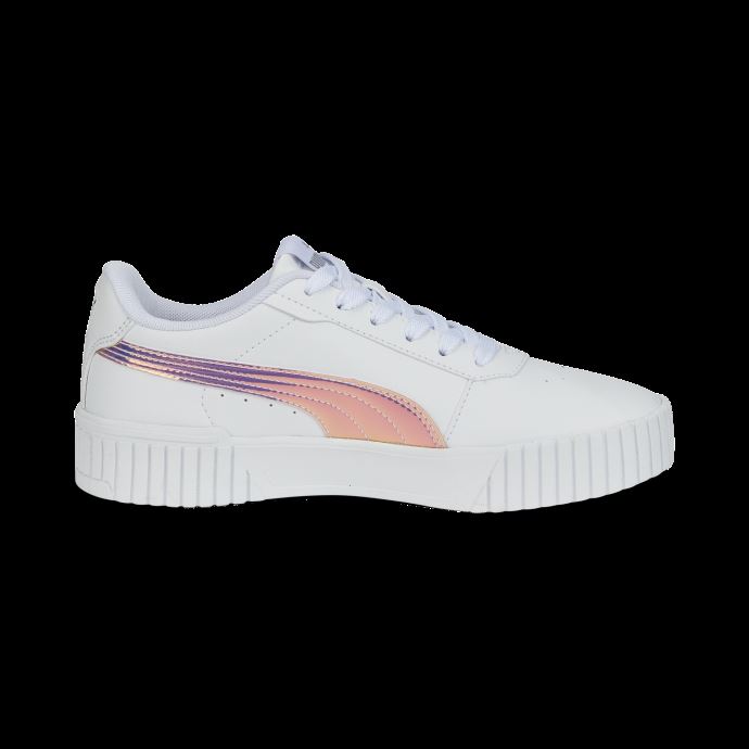 Baskets Puma Canada Carina 2.0 Holo Blanc-argent Pour Jeunes
