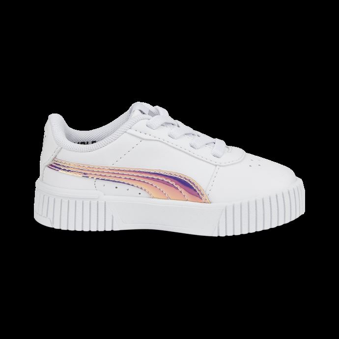 Baskets à Fermeture Alternative Carina 2.0 Holo Bébés Puma Canada Blanc-argent
