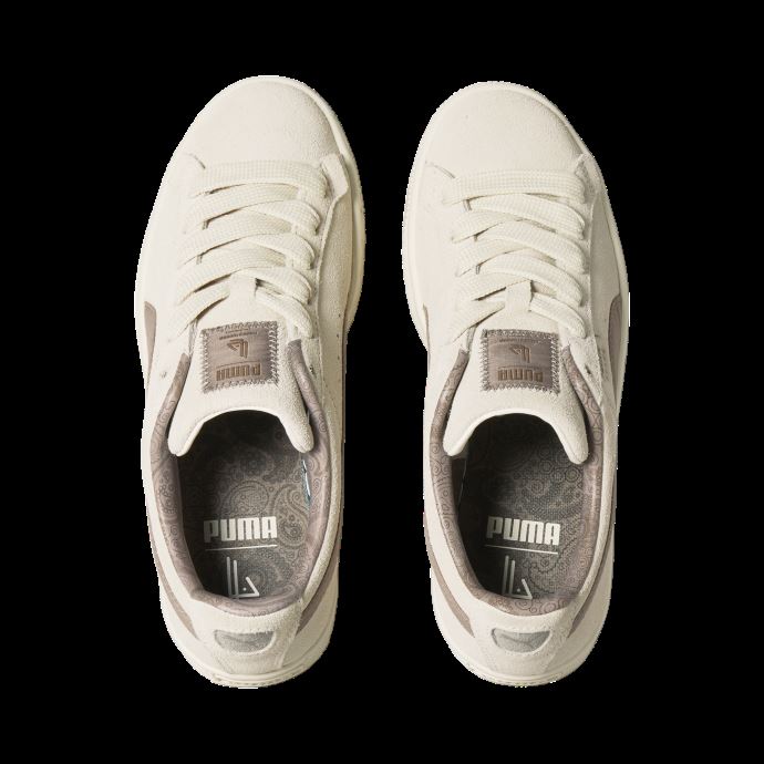 Baskets Puma Canada X Lauren London En Daim Pour Femme Vanille Ice-fungi
