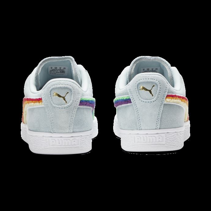 Baskets Classic Pride En Daim Puma Canada Light Aqua-blanc
