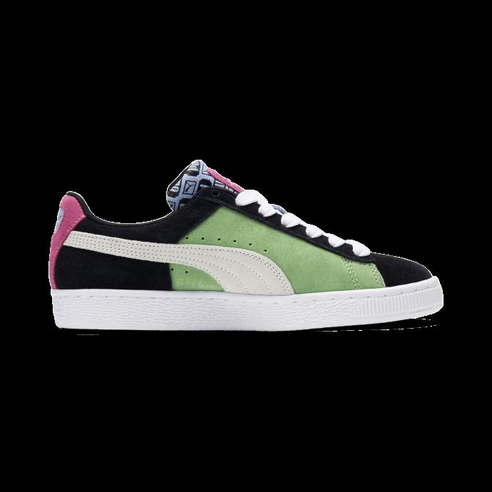Fizzy Lime-serenity-black Puma Canada Baskets En Daim Classix Pour Femmes
