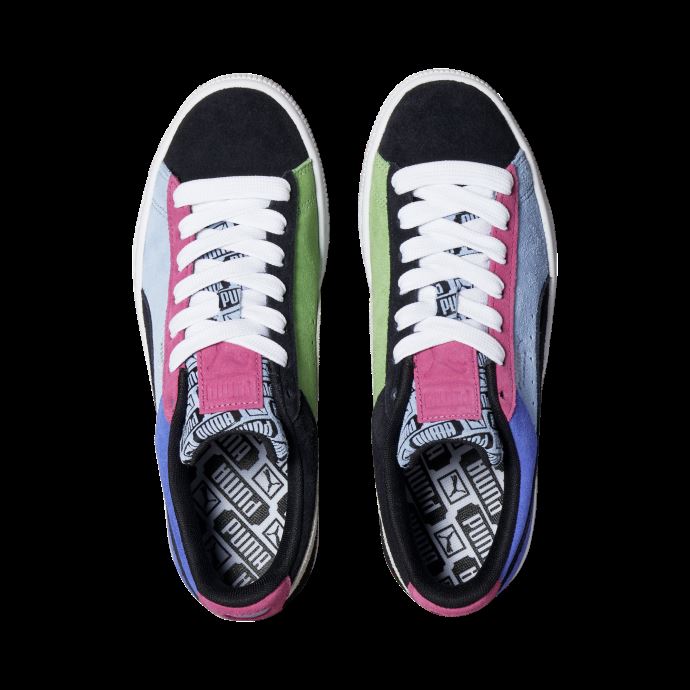 Fizzy Lime-serenity-black Puma Canada Baskets En Daim Classix Pour Femmes
