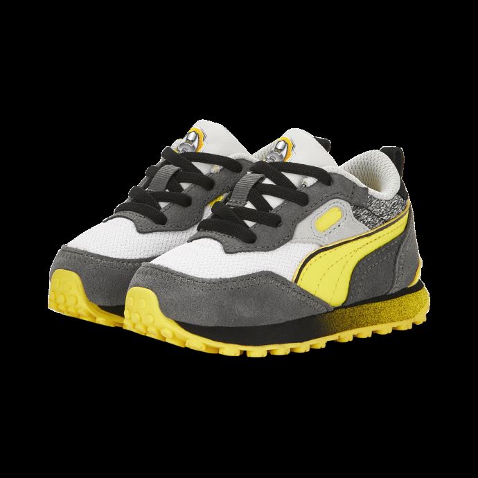 Puma Canada X Pat Patrouille Rider Fv Baskets Bébés Castlerock-blazing Yellow