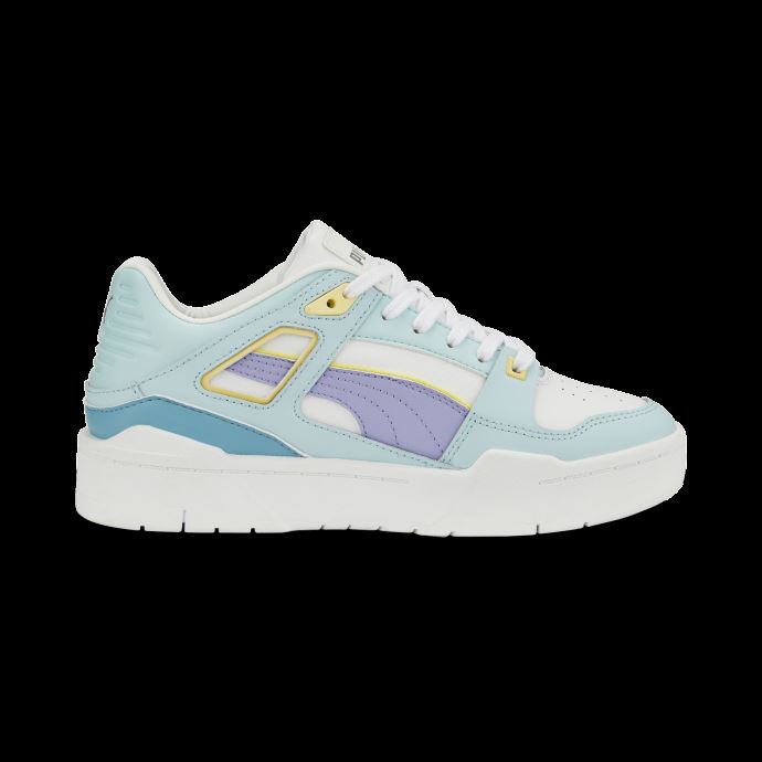 Baskets Puma Canada Slipstream Fille Blanc-aqua-sweet Lavande
