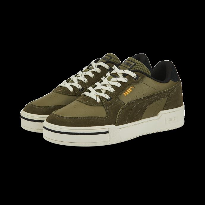 Baskets Puma Canada Ca Pro Lux Safari Olive Brûlée-olive Profonde-noir