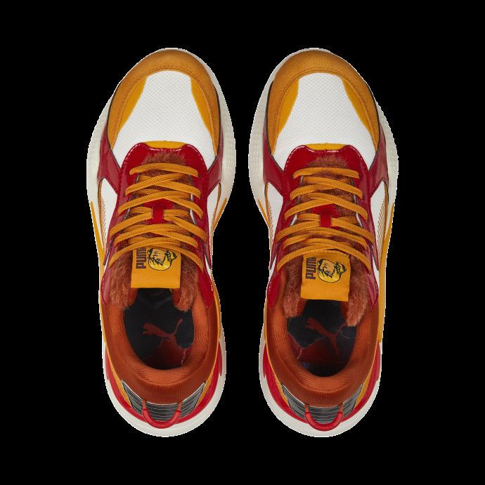 Puma Canada X He-man Rs-x He-man Baskets Orange Brique-rouge à Haut Risque
