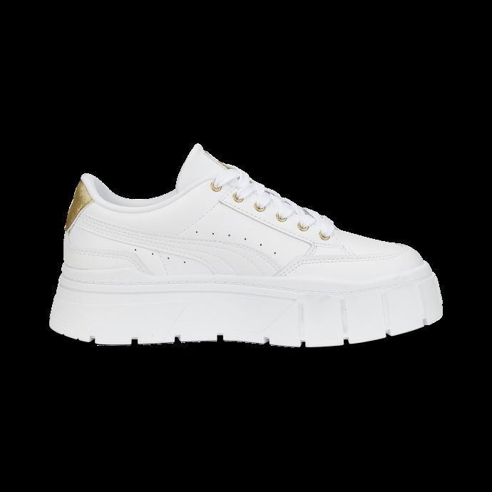 Puma Canada Mayze Stack Vacances Baskets Femme Blanc
