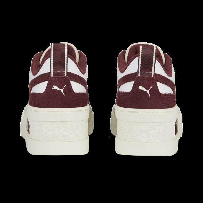 Mayze Wedge Ivy League Baskets Femme Puma Canada Blanc-aubergine
