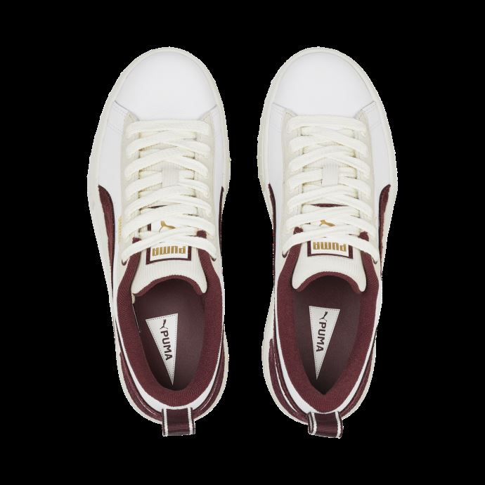 Mayze Wedge Ivy League Baskets Femme Puma Canada Blanc-aubergine
