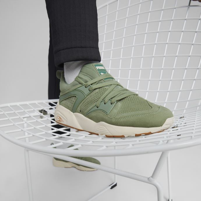 Baskets Mmq Blaze Of Glory Vert Poussiéreux-désert Beige
