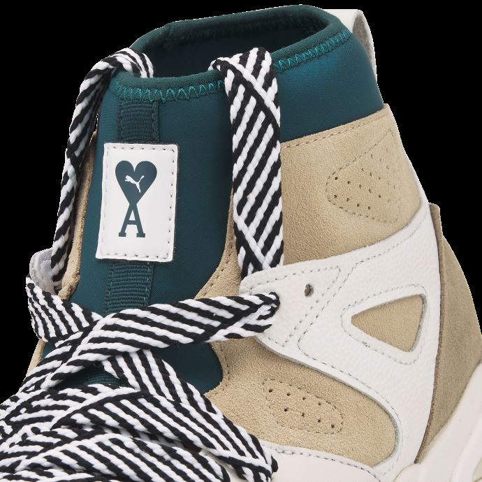 Baskets Puma Canada X Ami Trc Blaze Mid Marshmallow Sable Clair
