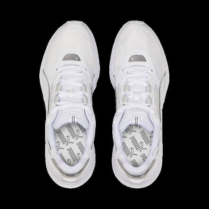 Baskets Réfléchissantes Mirage Sport Tech Blanc-argent Puma Canada

