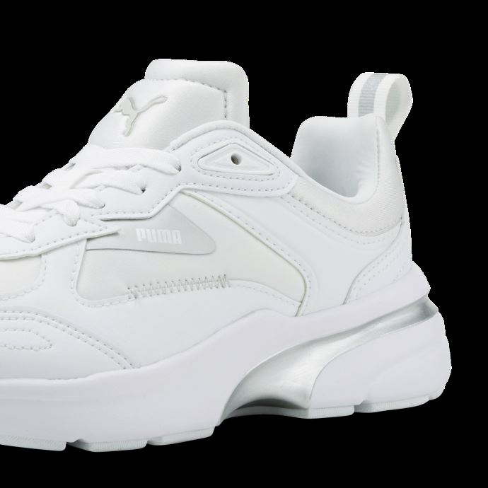 Baskets Fs Runner Métallisées Blanches Femmes Puma Canada
