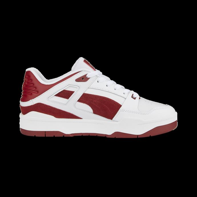Baskets Puma Canada Slipstream Fs En Daim Blanc Rouge Intense
