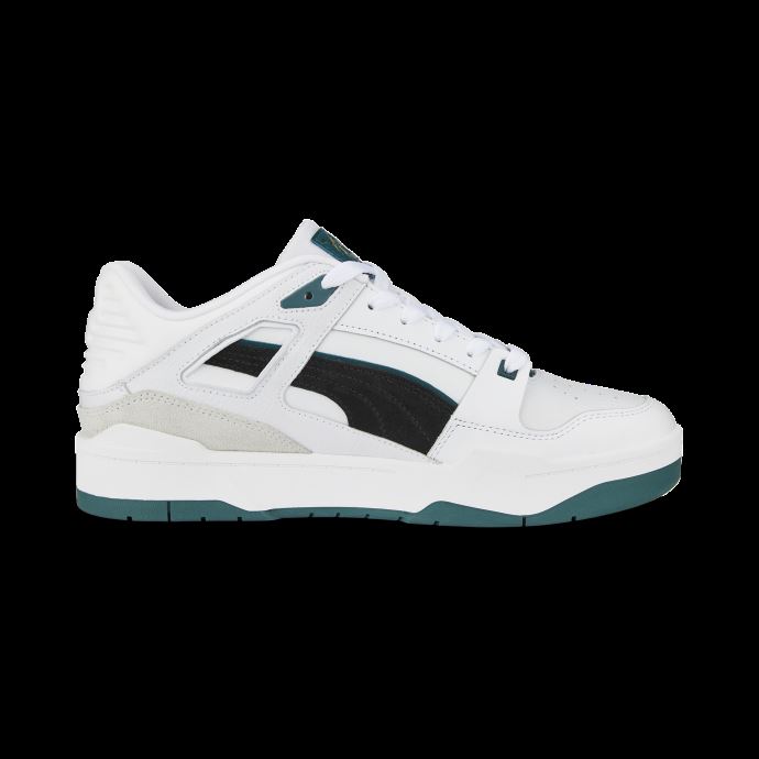 Baskets Puma Canada Slipstream Fs En Daim Blanc-noir-varsity Vert
