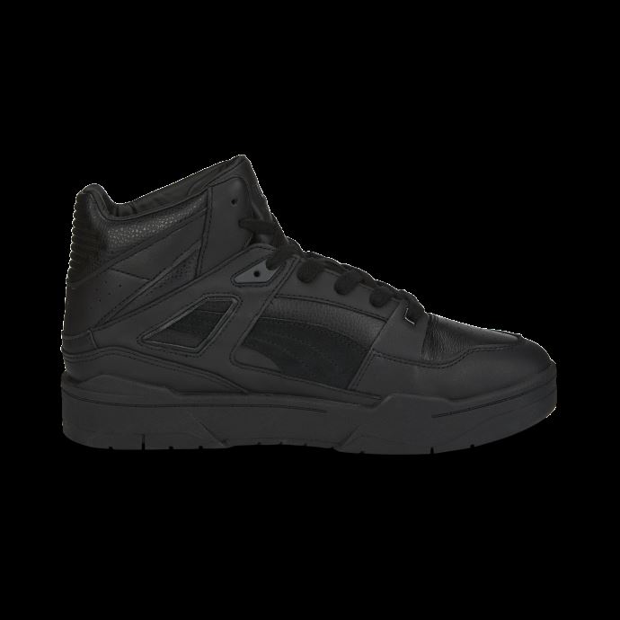 Baskets Puma Canada Slipstream Hi En Cuir Noir Et Noir
