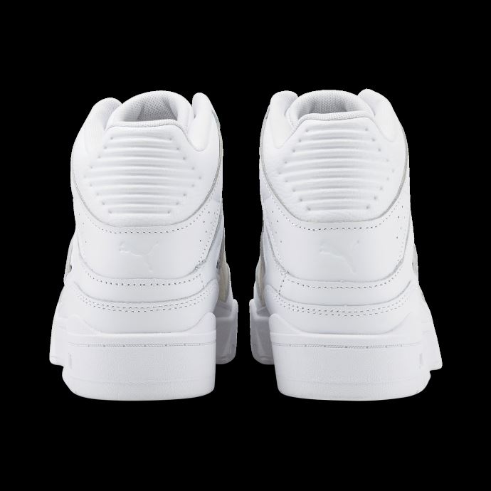 Puma Canada Slipstream Hi Baskets En Cuir Blanc-blanc
