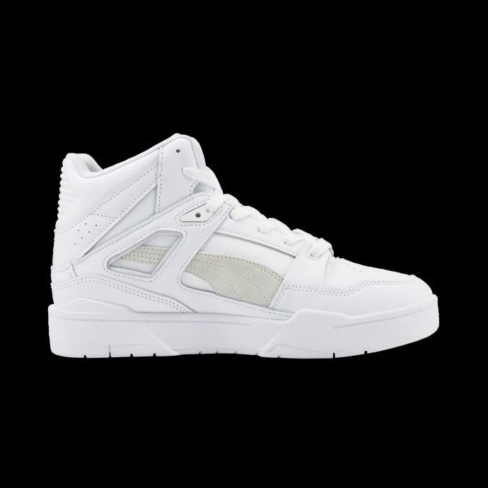 Puma Canada Slipstream Hi Baskets En Cuir Blanc-blanc
