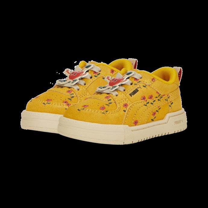 Puma Canada X Tiny Cottons Ca Pro Chaussures Imprimées Pour Tout-petits Tangerine-safari