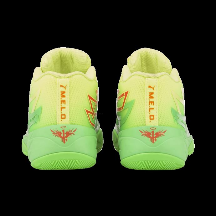 Puma Canada X Nickelodeon Slime Mb.02 Chaussures De Basket Enfant Lime Squeeze-fluo Green
