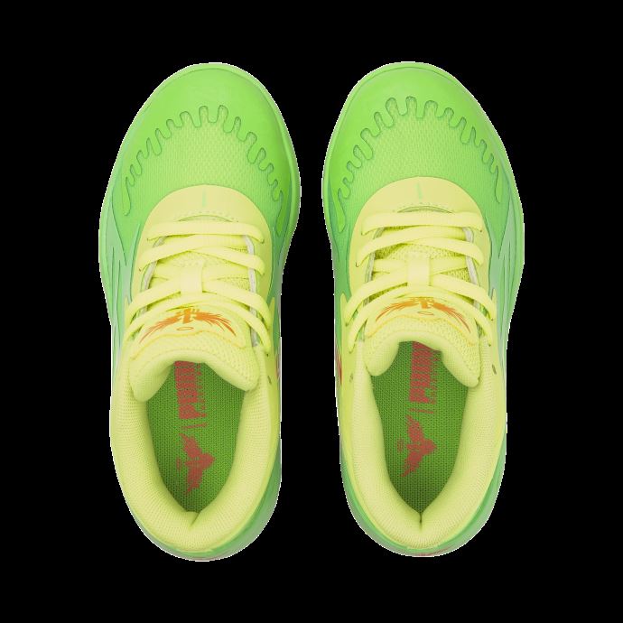 Puma Canada X Nickelodeon Slime Mb.02 Chaussures De Basket Enfant Lime Squeeze-fluo Green
