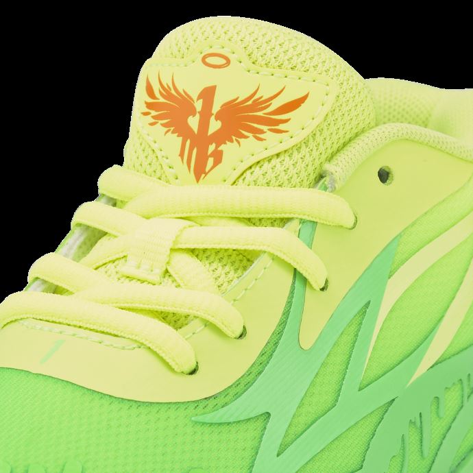 Puma Canada X Nickelodeon Slime Mb.02 Chaussures De Basket Enfant Lime Squeeze-fluo Green
