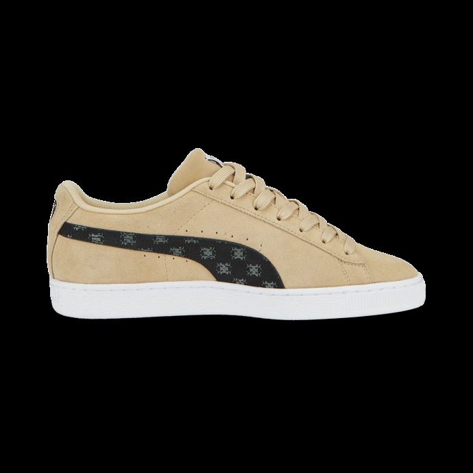 Baskets T7 En Daim Sable Clair-noir-blanc Puma Canada
