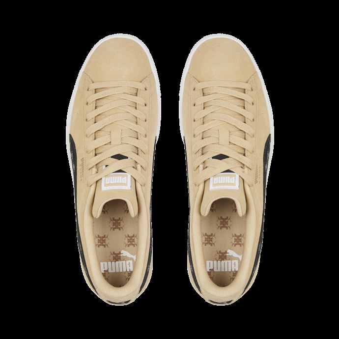 Baskets T7 En Daim Sable Clair-noir-blanc Puma Canada
