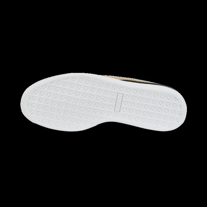 Puma Canada Baskets T7 En Daim Noir-sable Clair-blanc
