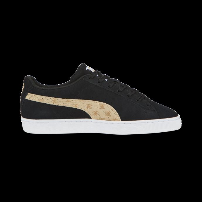 Baskets Puma Canada Daim T7 Noir-sable Clair-blanc
