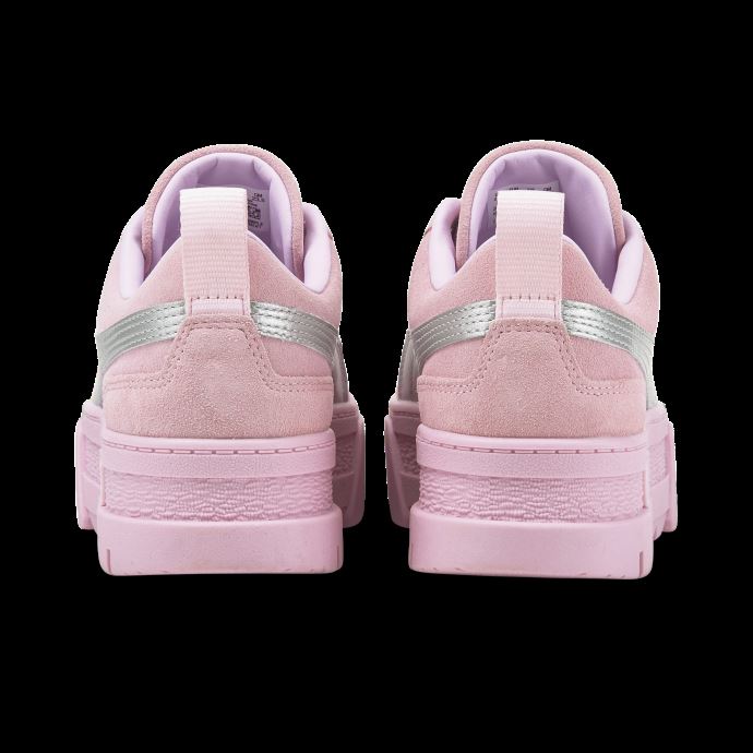 Baskets Puma Canada X Dua Lipa Mayze Daim Métallisé Femme Rose Dame-argent
