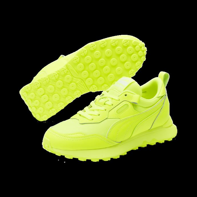 Baskets Puma Canada Rider Fv Summer Squeeze Citron Citron Vert Pour Femme