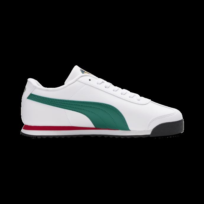 Baskets Puma Canada Roma Country Blanc-vert Alpin-or équipe
